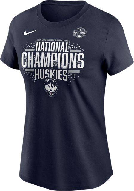 新品 Nike NCAA UCONN ロゴ Tシャツ Mサイズ　海外限定 Nike White UConn Huskies 2023 NCAA Men's Basketball National