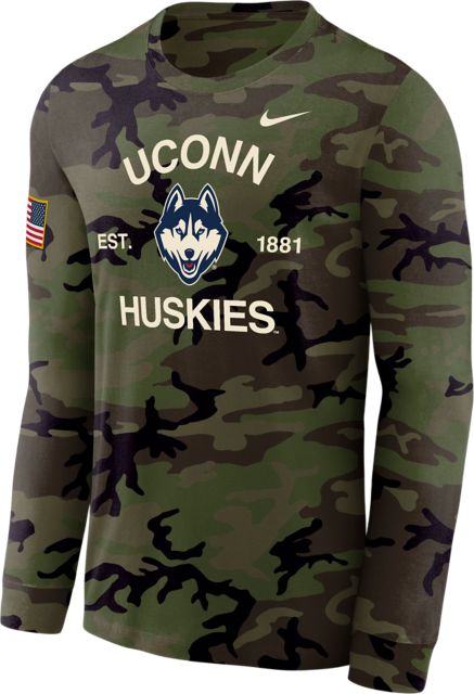 UConn Huskies Legend Military Long Sleeve T-Shirt