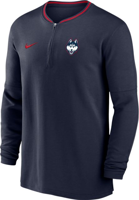 UConn Huskies  Half Zip Long Sleeve T-Shirt