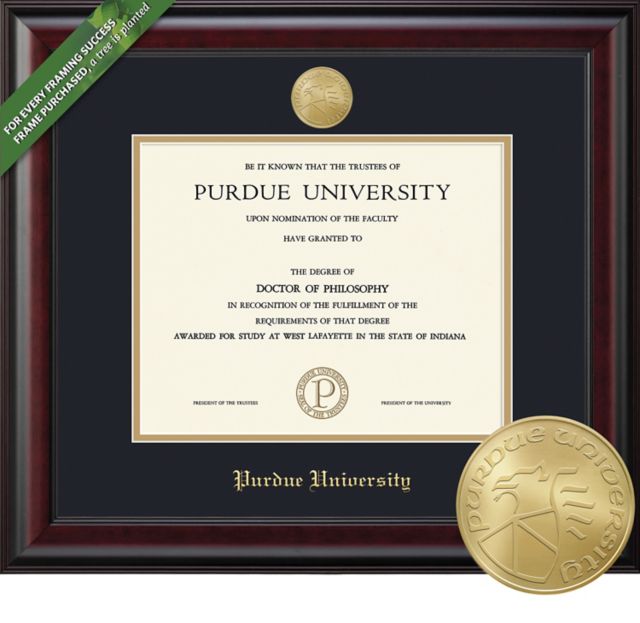 Purdue University 7'' x 9'' Classic Diploma Frame