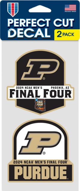 Purdue Boilermakers Men's Basketball 2024 Final Four 4 x 8 Decal
