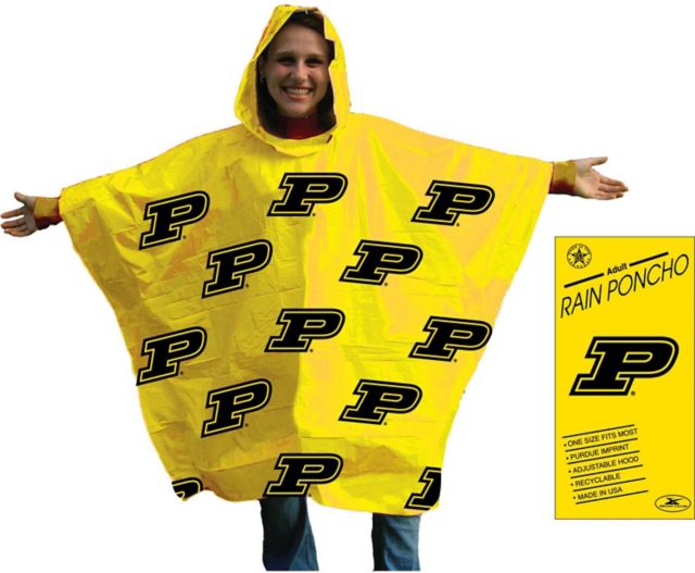 Purdue Boilermakers Rain Poncho