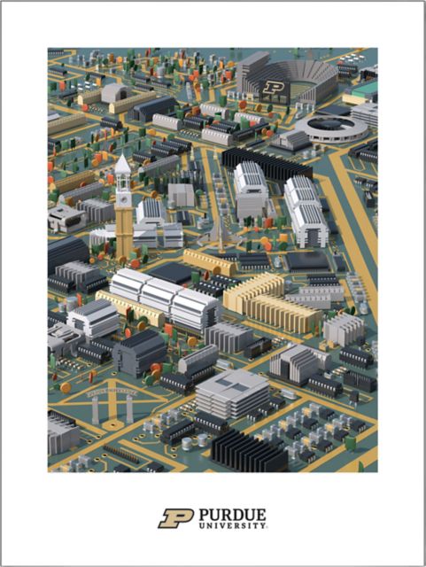 Purdue Boilermakers 18x24 Poster