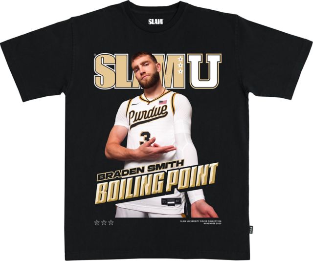 Purdue Men's Basketball Short Sleeve T-Shirt SLAM COVER BRADEN SMITH
