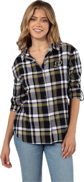 Purdue Boilermakers Women's Plaid Shirt
