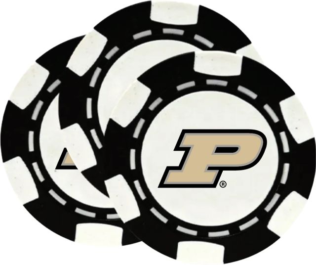 Purdue Boilermakers Chip Ball Marker 3 Pack