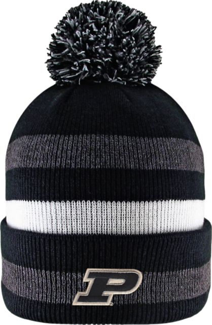 Purdue Boilermakers Knit Cuff Pom Hat