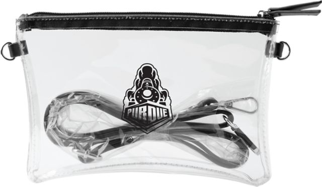 Purdue Boilermakers Clear Crossbody Bag