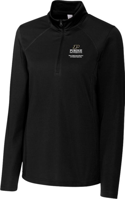 Purdue C&B Womens Clique Ice Pique Half Zip Purdue - Elmore School of Electrical and Computer Engineering - ONLINE ONLY