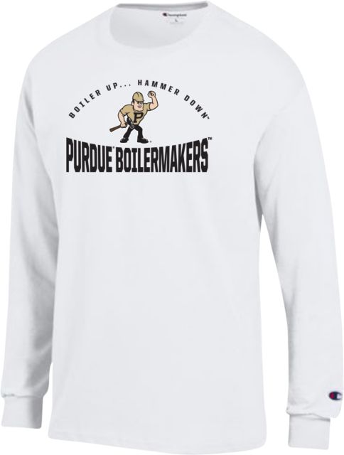 Purdue Pete 'Boiler Up... Hammer Down' Long Sleeve T-Shirt