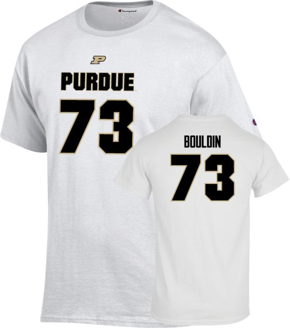 Purdue Football T-Shirt Jaekwon Bouldin - 73 - ONLINE ONLY