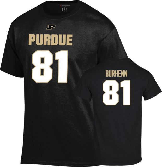 Purdue Football T-Shirt George Burhenn - 81 - ONLINE ONLY