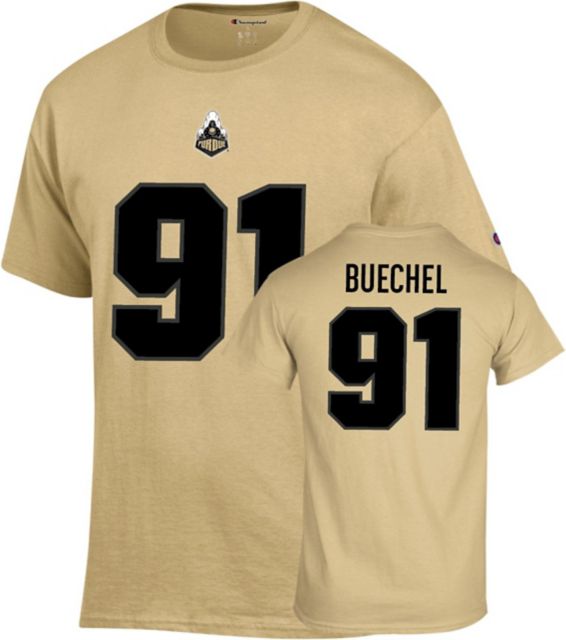 Purdue Football T Shirt Buechel - 91