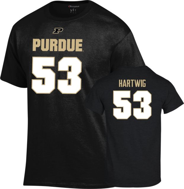 Purdue Football T-Shirt Gus Hartwig - 53 - ONLINE ONLY