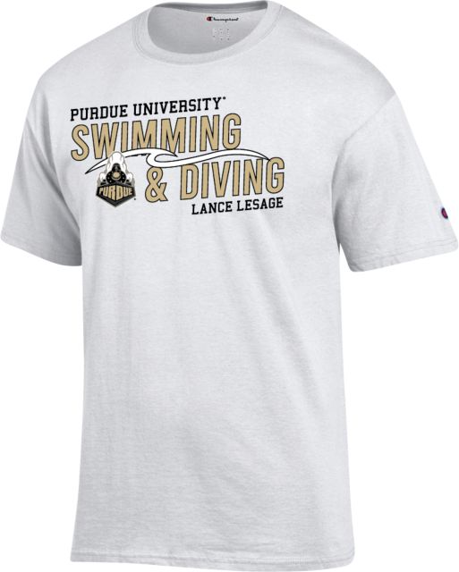 Purdue Men's Swimming & Diving T-Shirt Lance Lesage - ONLINE ONLY