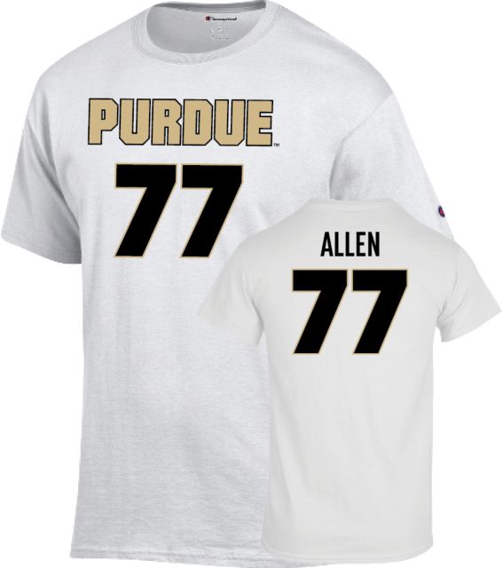Purdue Women's Soccer T-Shirt Zoie Allen - 77 - ONLINE ONLY