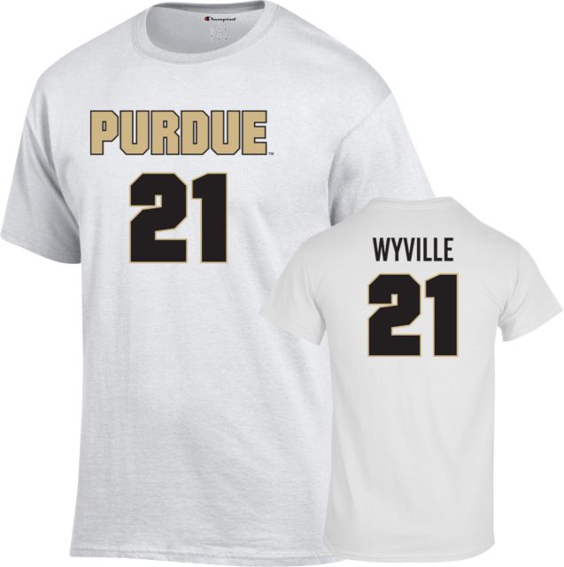 Purdue Boilermakers Women's Soccer T-Shirt Claire Wyville - 21 - ONLINE ONLY