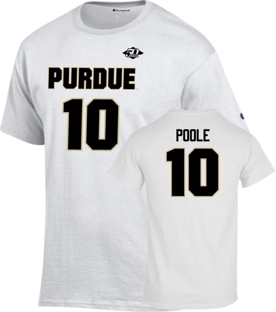 Purdue Boilermakers Women's Basketball T-Shirt Jordyn Poole - 10 - ONLINE ONLY
