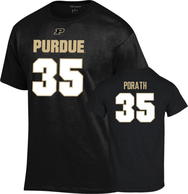 Purdue Boilermakers Football T-Shirt Spencer Porath - 35 - ONLINE ONLY
