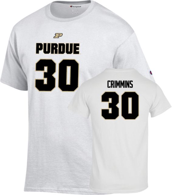 Purdue Boilermakers Football T-Shirt Keelan Crimmins - 30 - ONLINE ONLY