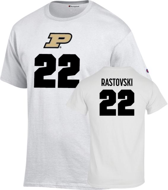 Purdue Boilermakers Women's Volleyball T-Shirt Emily Rastovski - 22 - ONLINE ONLY