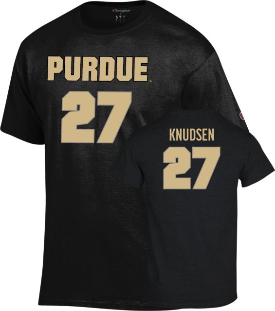 Purdue Boilermakers Women's Soccer T-Shirt Riley Knudsen - 27 - ONLINE ONLY