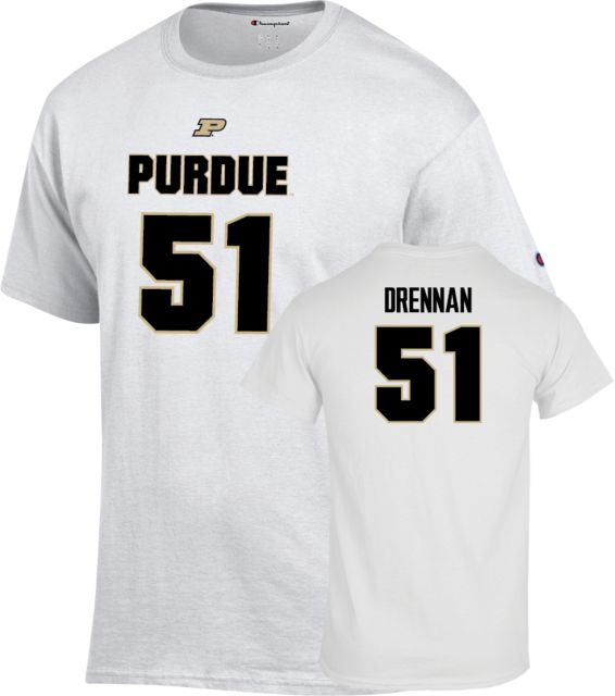 Purdue Boilermakers Football T-Shirt Landon Drennan - 51 - ONLINE ONLY