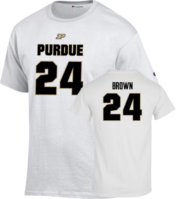 Purdue Boilermakers Football T-Shirt Anthony Brown - 24 - ONLINE ONLY