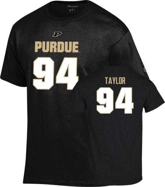 Purdue Boilermakers Football T-Shirt Elijah Taylor - 94 - ONLINE ONLY