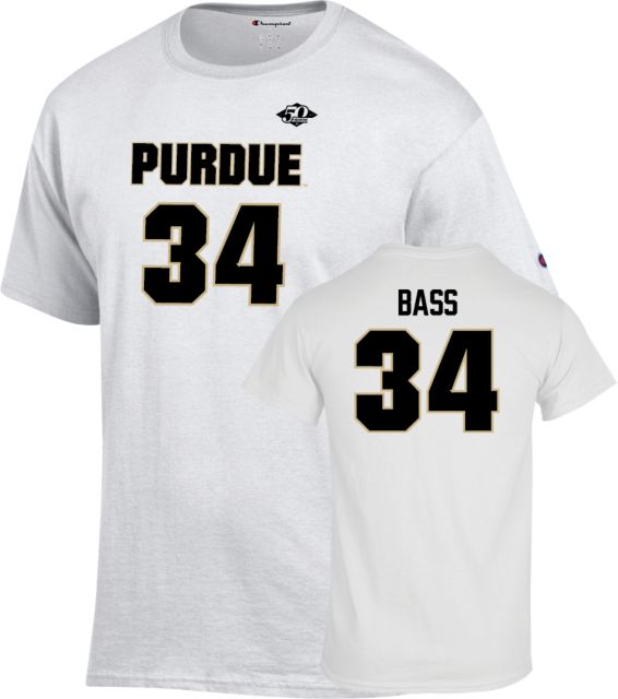 Purdue Boilermakers Women's Basketball T-Shirt Reagan Bass - 34 - ONLINE ONLY