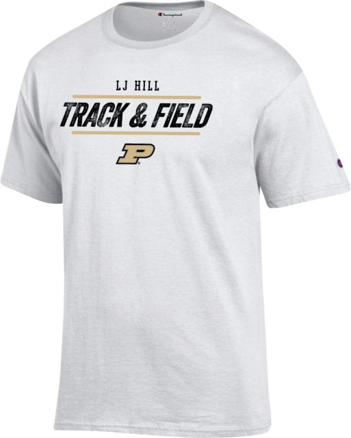 Purdue Men's Outdoor Track & Field T-Shirt LJ Hill - ONLINE ONLY