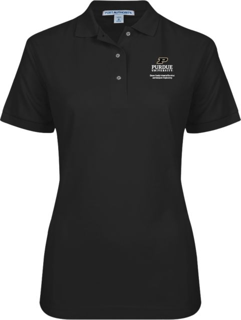 Purdue Womens Silk Touch Pique Polo Purdue - Elmore School of Electrical and Computer Engineering - ONLINE ONLY
