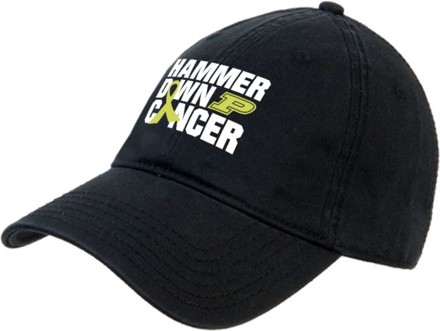 Purdue Boilermakers Hammer Down Cancer Beanie Adjustable Cap