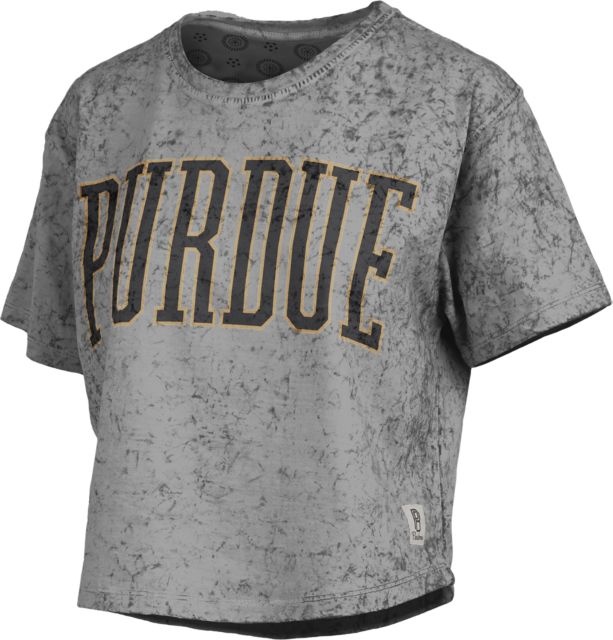 Purdue Boilermakers Women's Cropped Short Sleeve T-Shirt