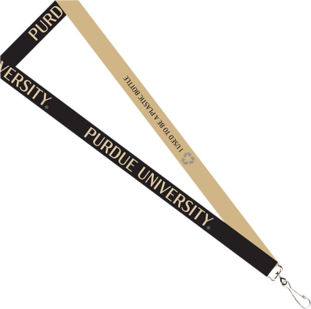 Purdue Boilermakers Recycled Lanyard