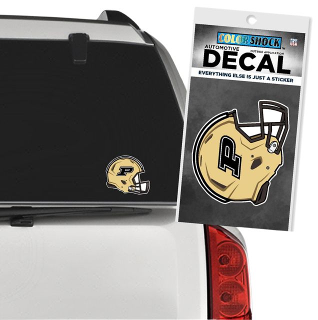 Purdue University Football Helmet Decal