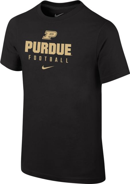 Purdue Boilermakers Youth Football Short Sleeve T-Shirt
