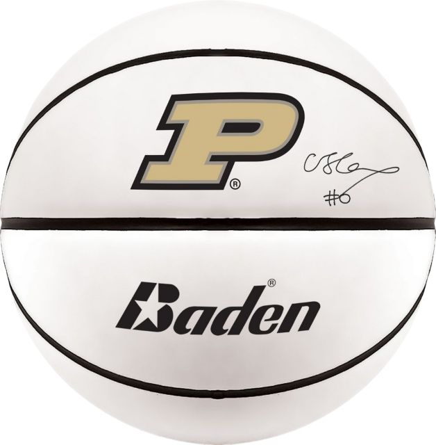 Purdue Men's Basketball Autographed Basketball CJ COX