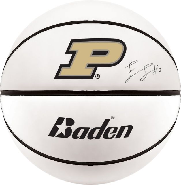 Purdue Men's Basketball Autographed Basketball F LOYER