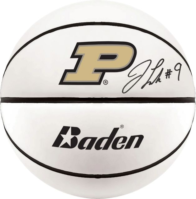 Purdue Men's Basketball Autographed Basketball J LUSK