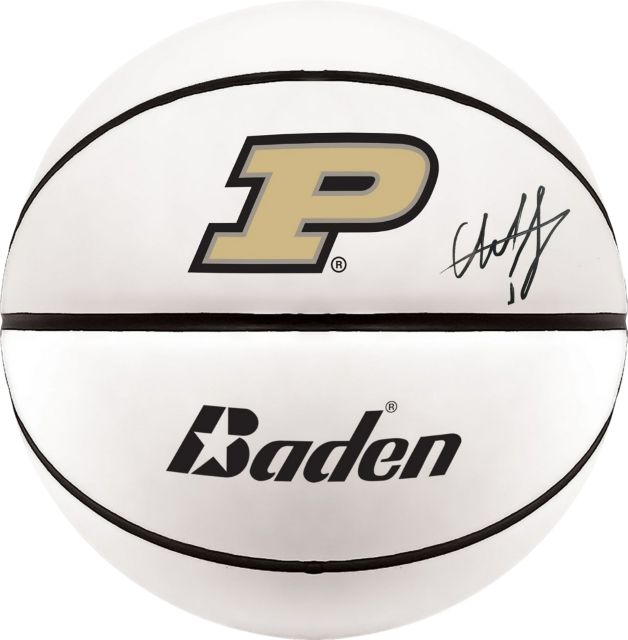 Purdue Men's Basketball Autographed Basketball O CLUFF