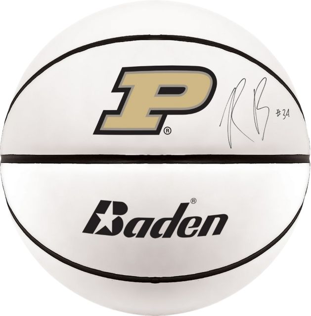 Purdue Men's Basketball Autographed Basketball R BURGESS