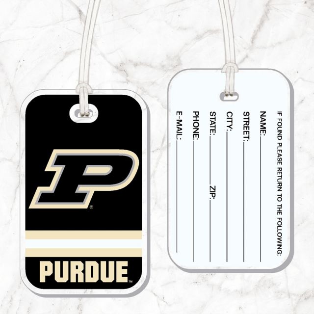 Purdue Boilermakers Acrylic Bag Tag