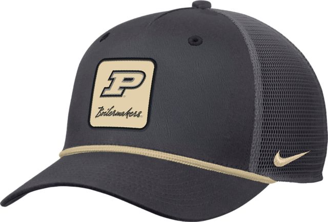 Purdue Boilermakers Adjustable Rope Cap