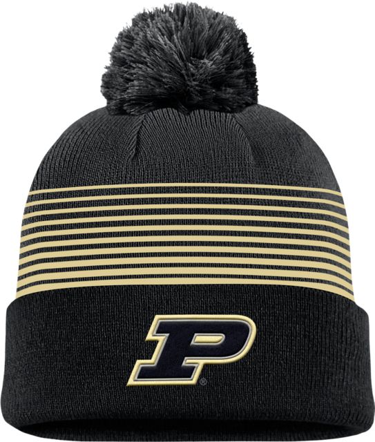 Purdue Boilermakers Cuff Pom Beanie