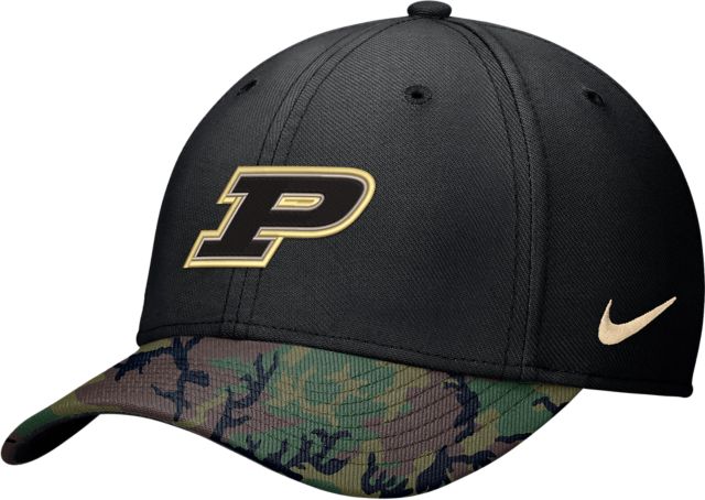 Purdue Boilermakers Military Appreciation Rise Stretch Fit Cap