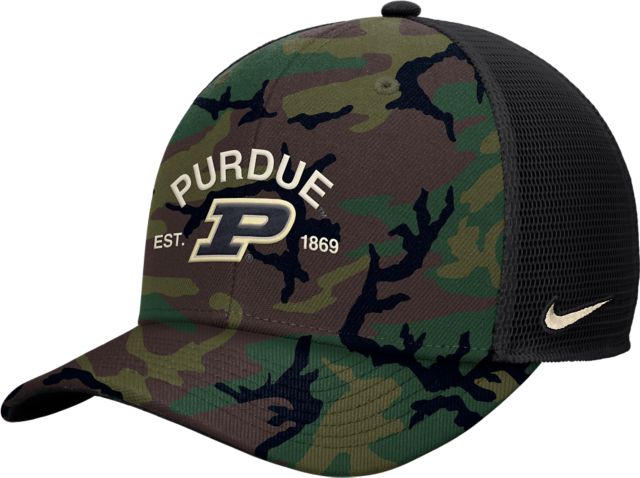 Purdue Boilermakers Military Trucker Cap