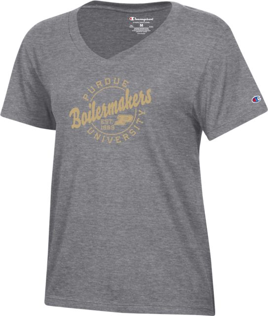 Purdue Boilermakers Women's V-Neck Short Sleeve T-Shirt