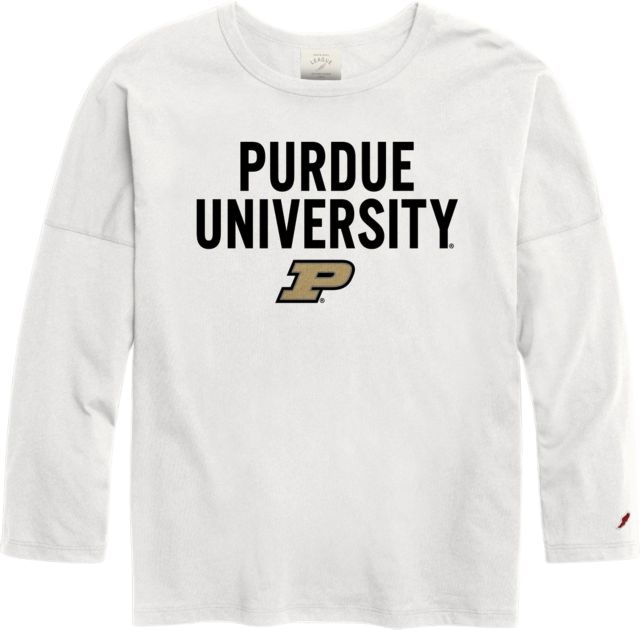 Purdue Boilermakers Women's Oversized Long Sleeve T-Shirt