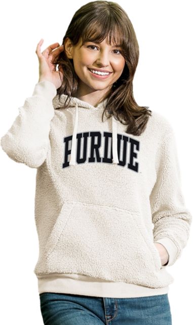 Purdue Boilermakers Women's Sherpa Hooded Sweatshirt